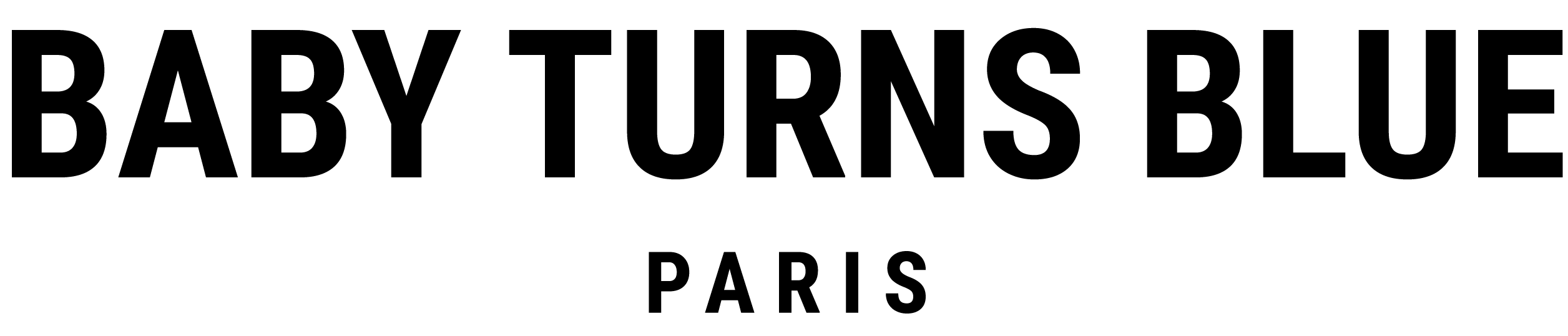 BABY TURNS BLUE Paris Logo