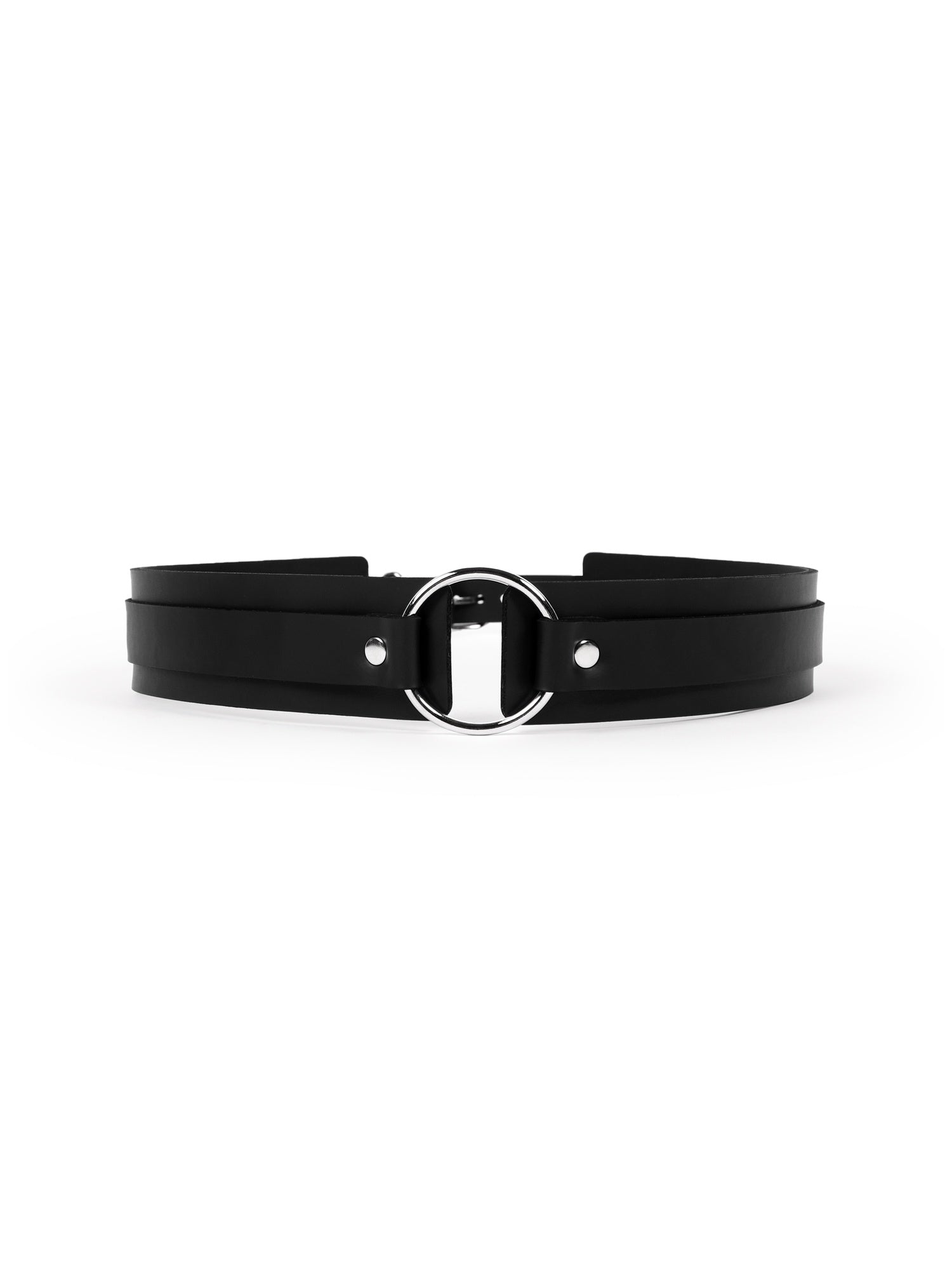 Front view of high quality vegan belt Aurora from Baby turns Blue Paris
