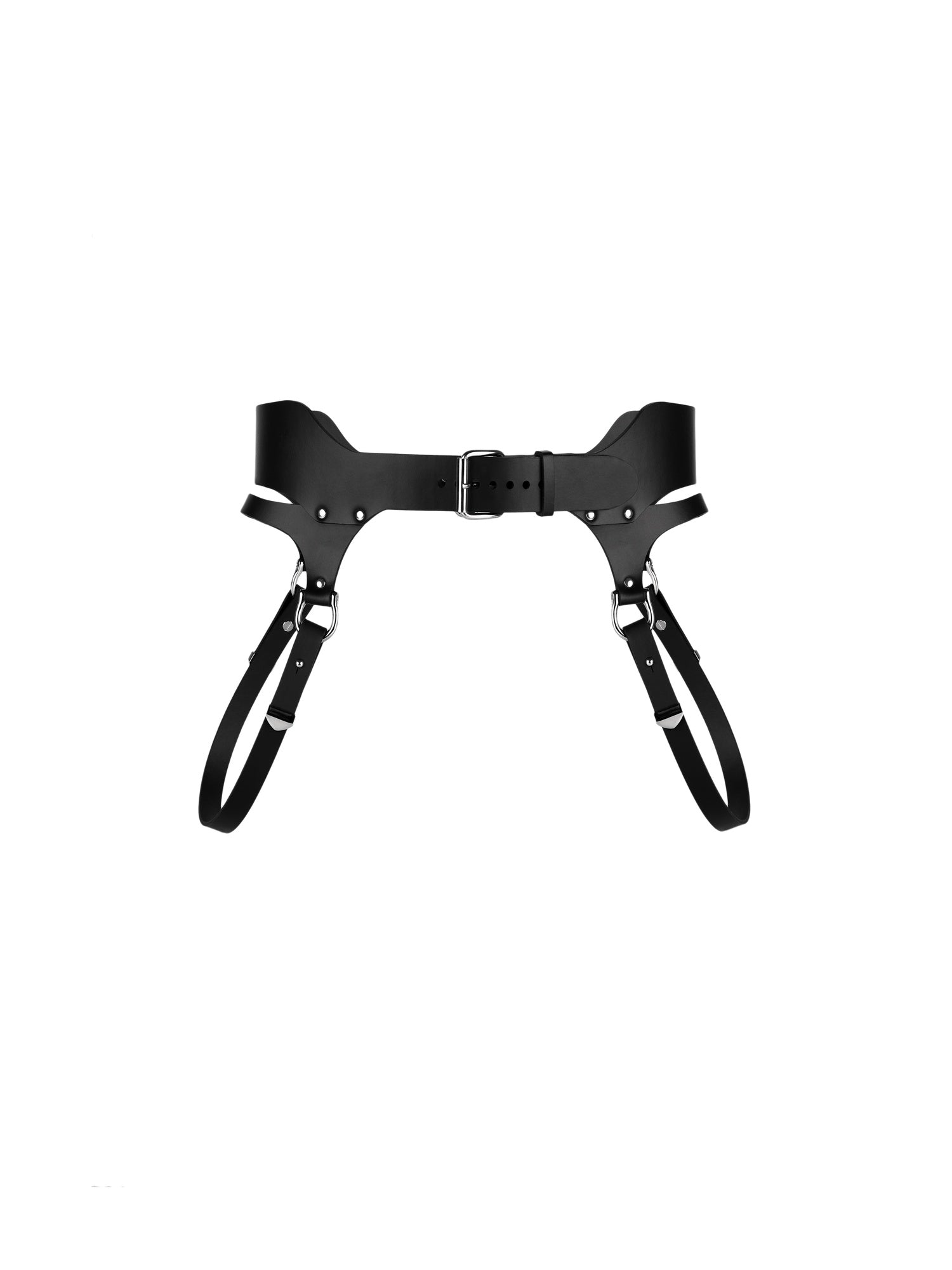 Front view of the Elisabeth Garter Belt by Baby turns Blue Paris