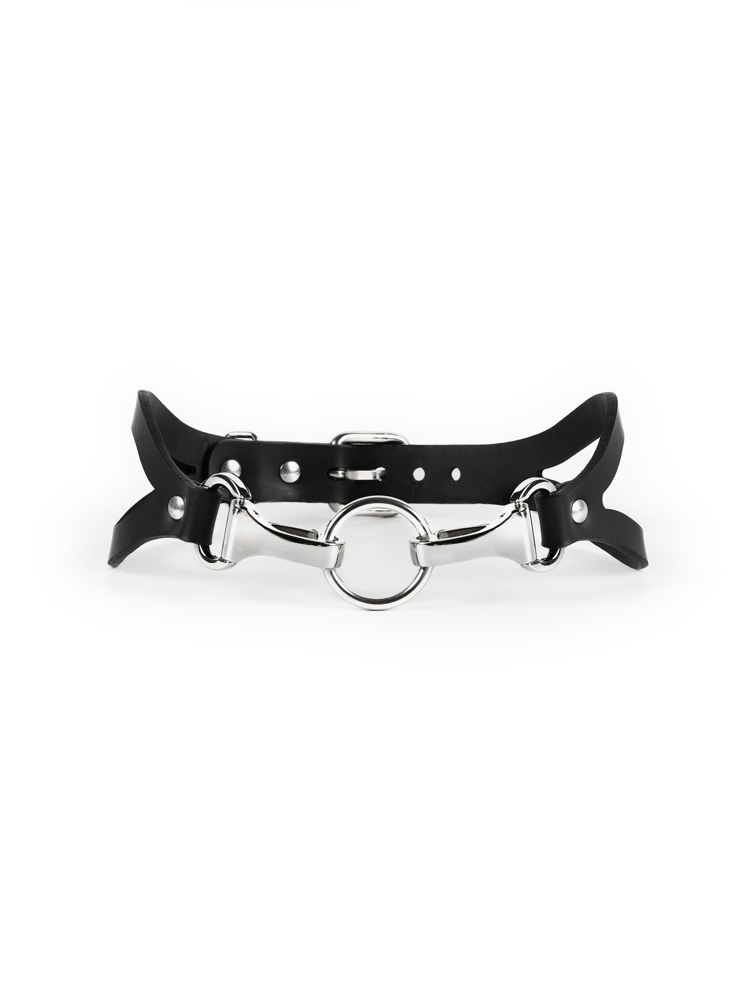 Front view of the vegan Eye choker by Baby turns Blue Paris