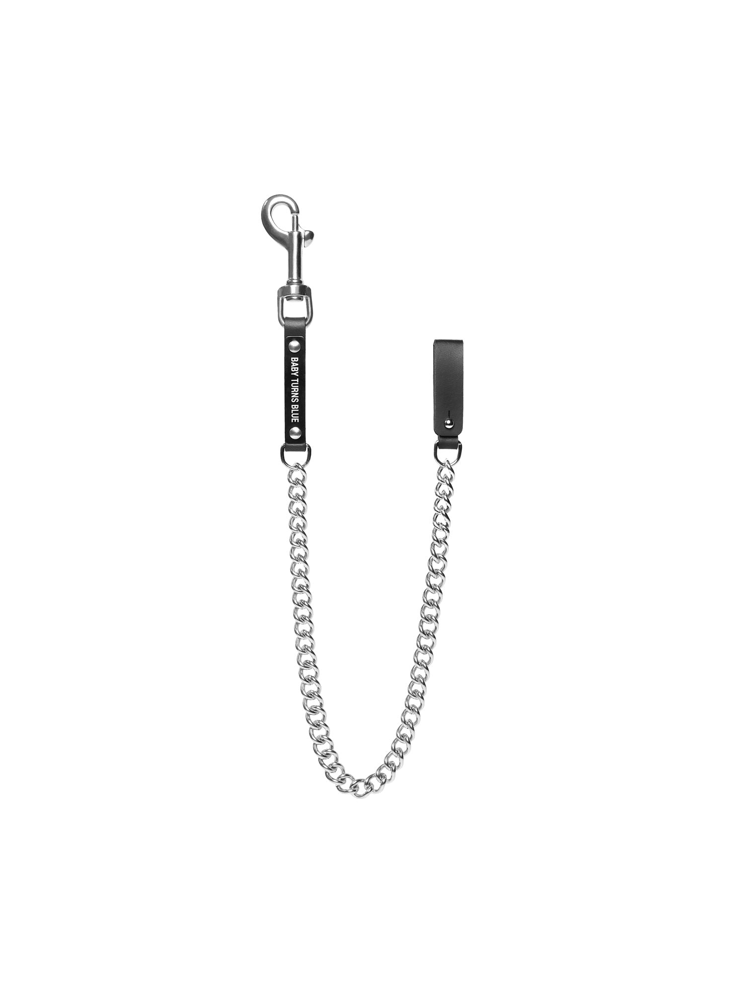 Front view of the Hook & loop chain by Baby turns Blue Paris