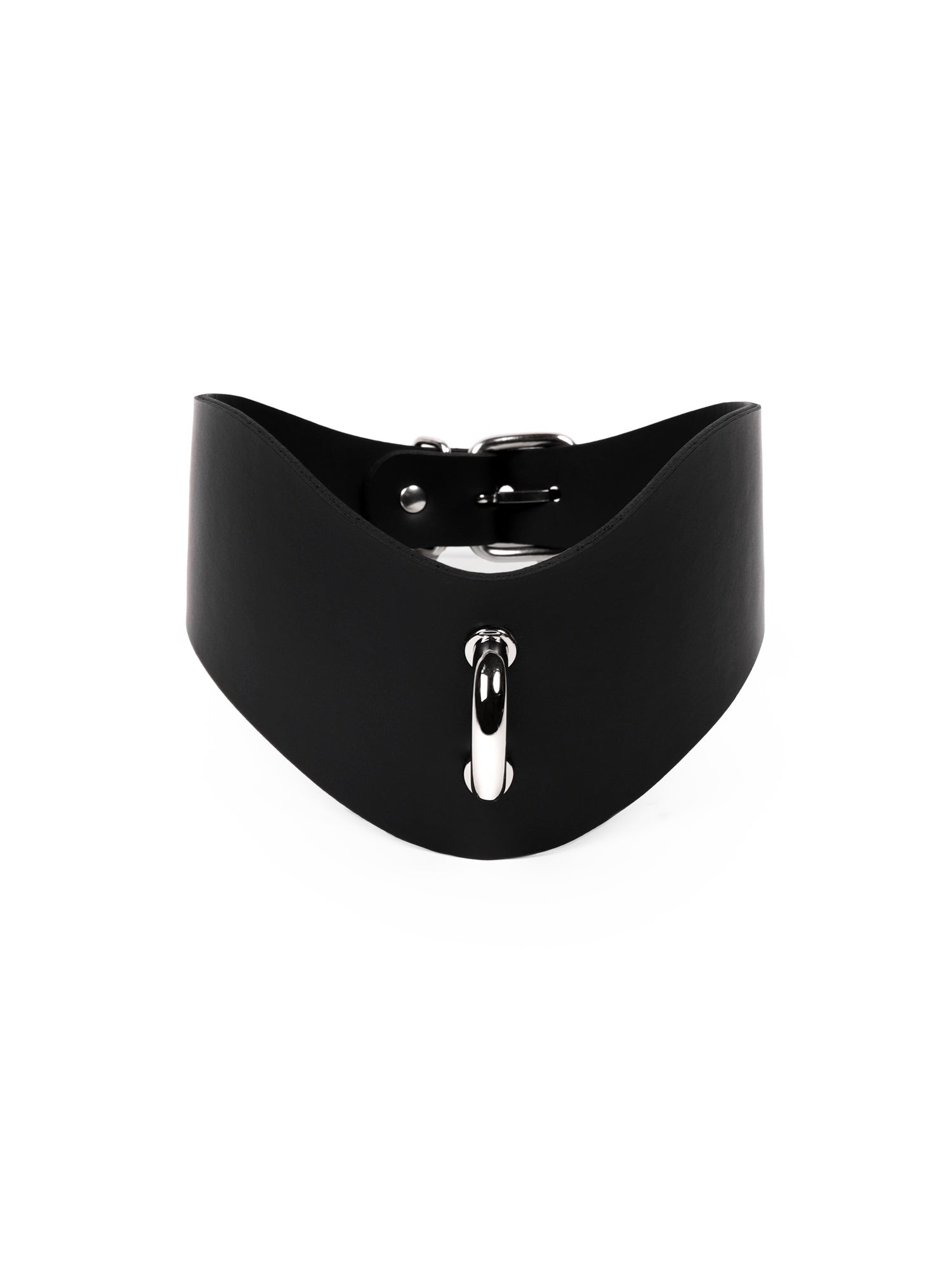 Front view of cruelty-free vegan Perle choker by Baby turns Blue Paris