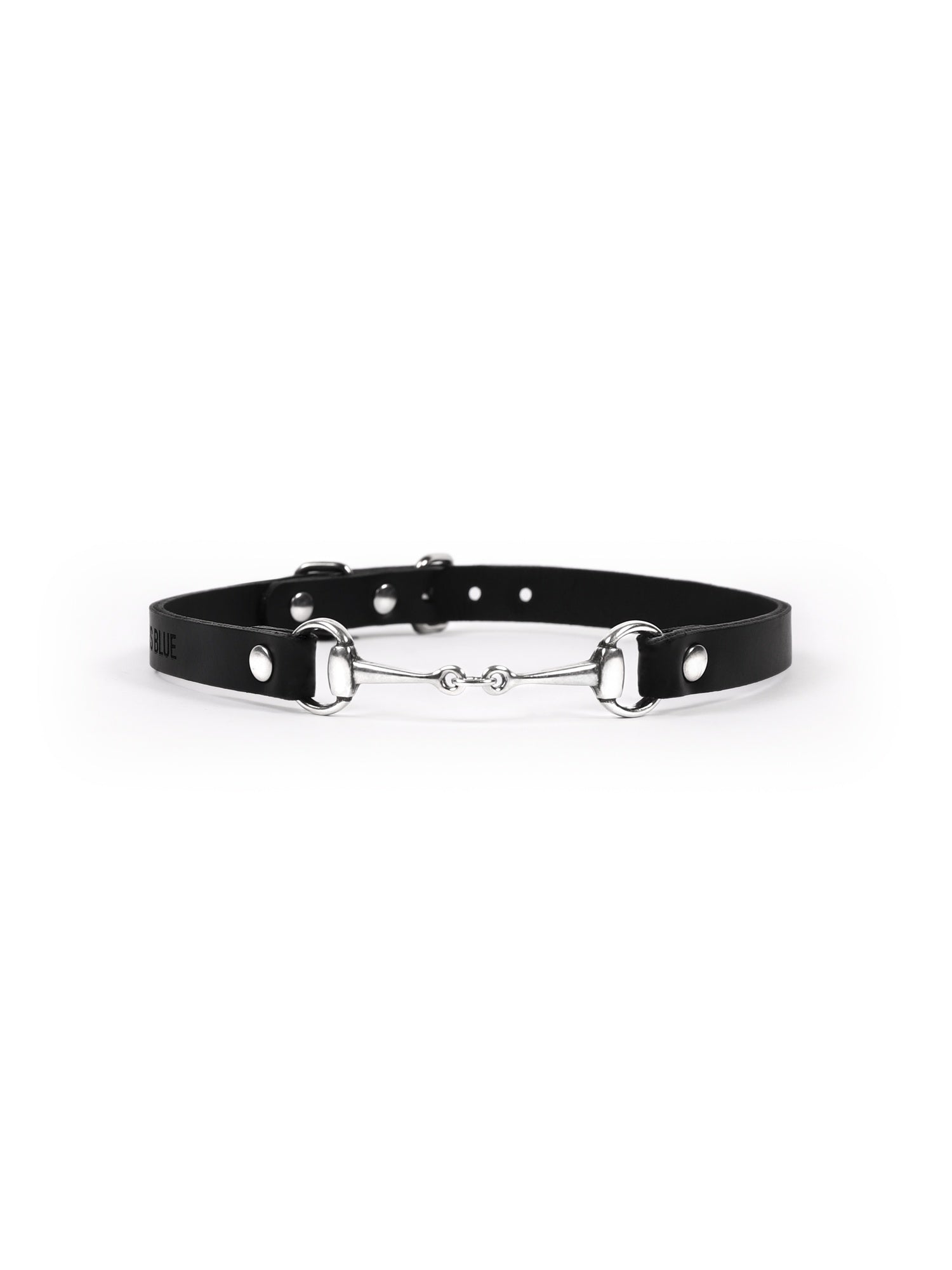 Front view of the Rosie vegan choker by Baby turns Blue Paris