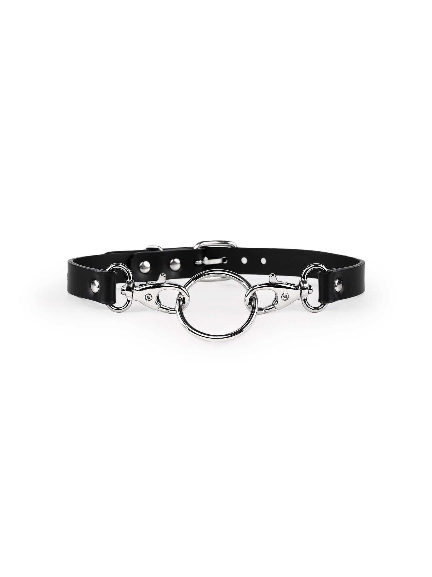 Front view of the Sina vegan choker by Baby turns Blue Paris