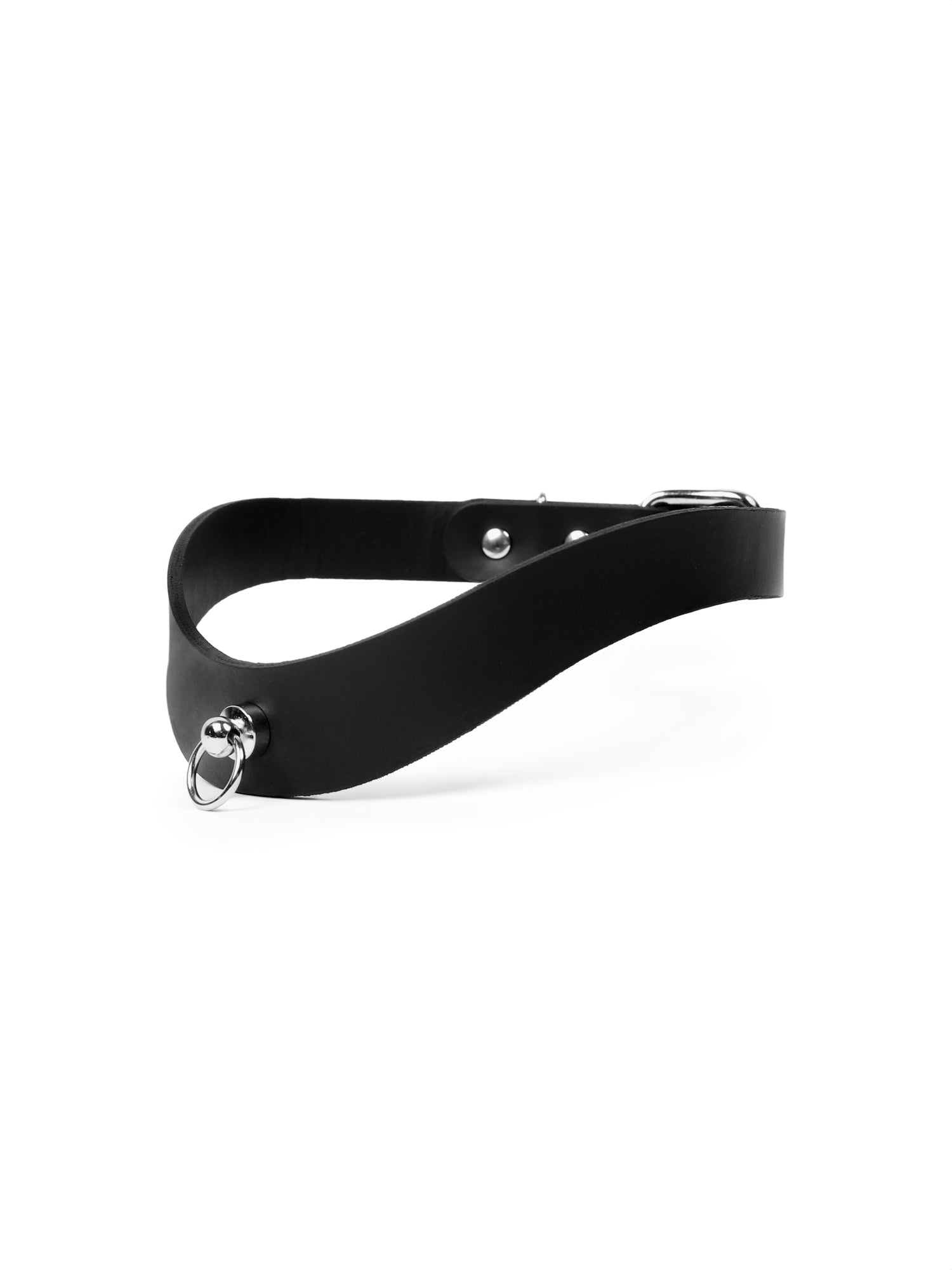 Side view of the Viola vegan choker by Baby turns Blue Paris