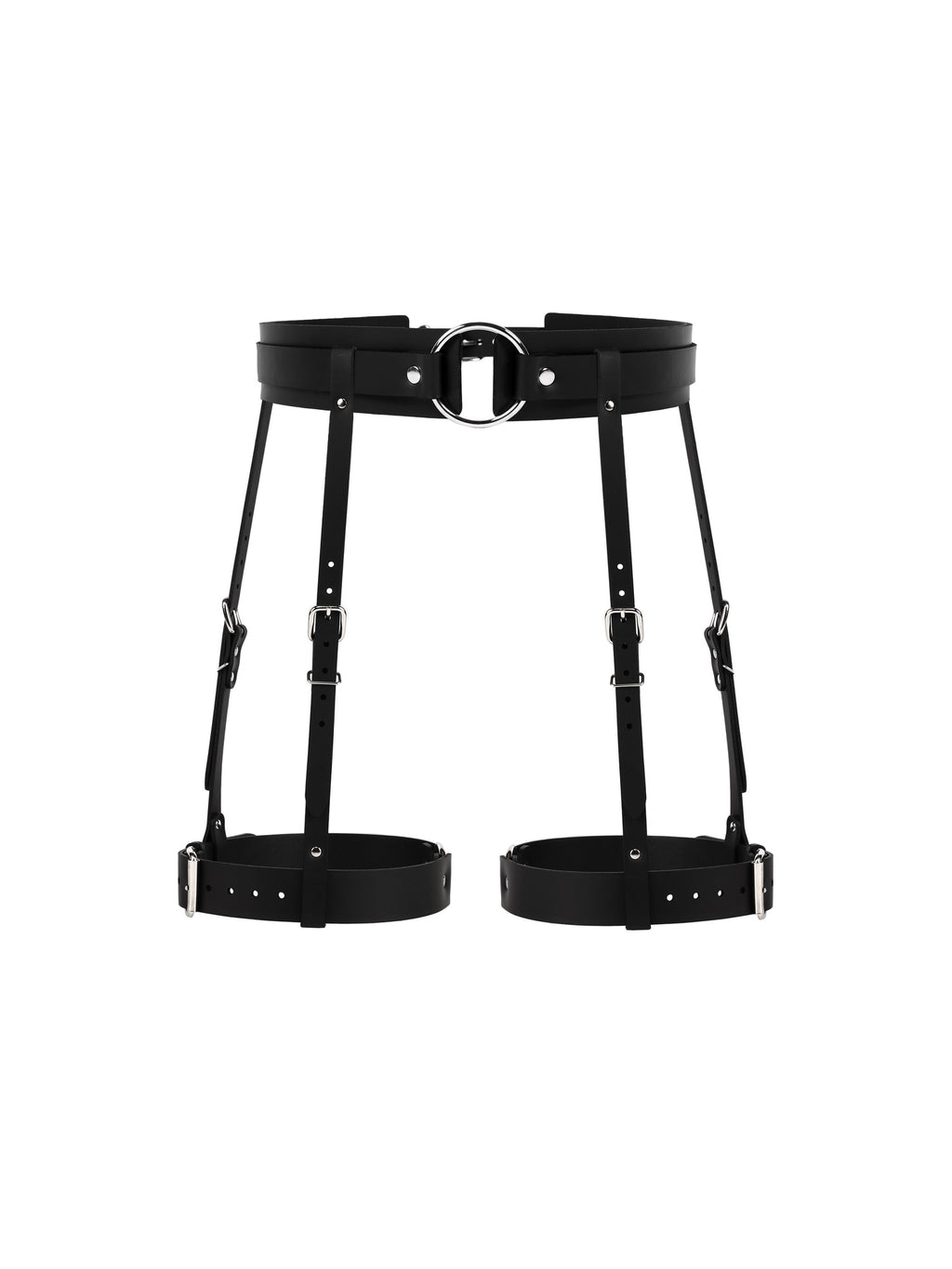 Aurora Vegan Leather Garter Belt - Baby Turns Blue Aurora Vegan Leather Garter Belt - Baby Turns Blue