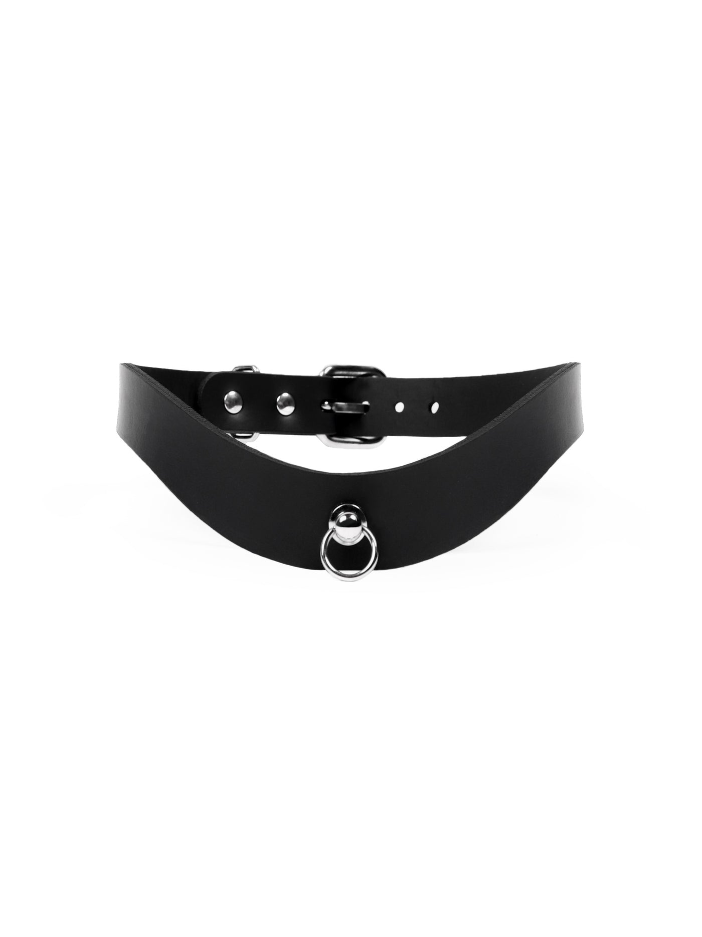 Front view of the Viola vegan choker by Baby turns Blue Paris